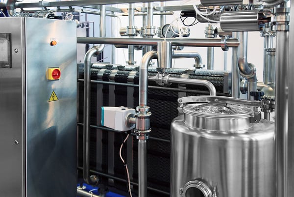 Milk processing stainless steel system