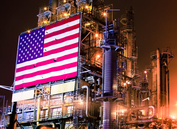 American-flag-on-an-oil-refinery-usa