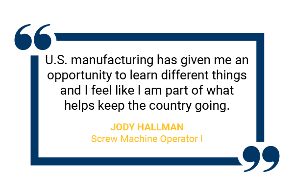 Jody Hallman quote