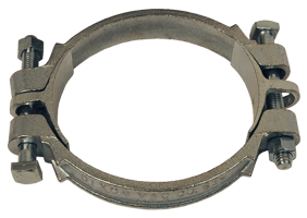 Dixon double bolt clamp with saddles