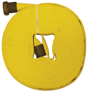 Forestry fire hose non weeping