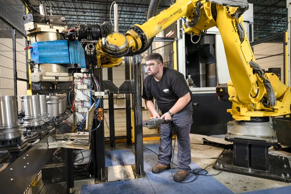 Automation robot at Dixon manufacturing facility