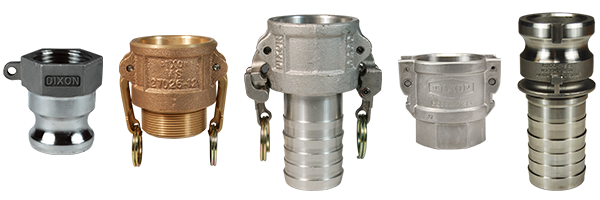 Dixon cam &amp; groove couplings for MRO