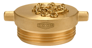 Dixon brass pin lug plug for fire protection