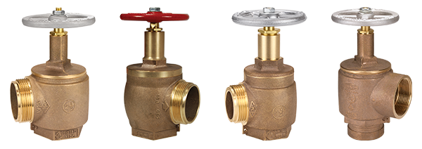 Dixon angle valves for fire protection