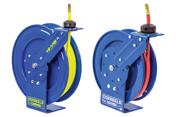 Dixon HV-Series high visibility safety hose reel and P-series performance hose reel