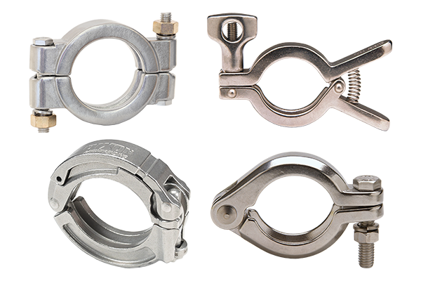 Dixon clamps for data center cooling