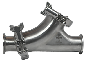 Dixon's redesigned HYC-series Y-ball check valve with a ball cap stabilizer